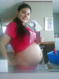 Jeune mexicaine enceinte